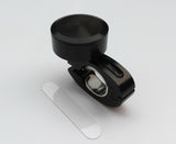 1.25 Inch Diameter Handlebar Mount Anodized Black Compact Urn